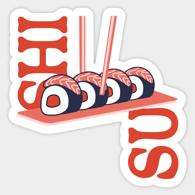 Sushi Sticker by Khannoli